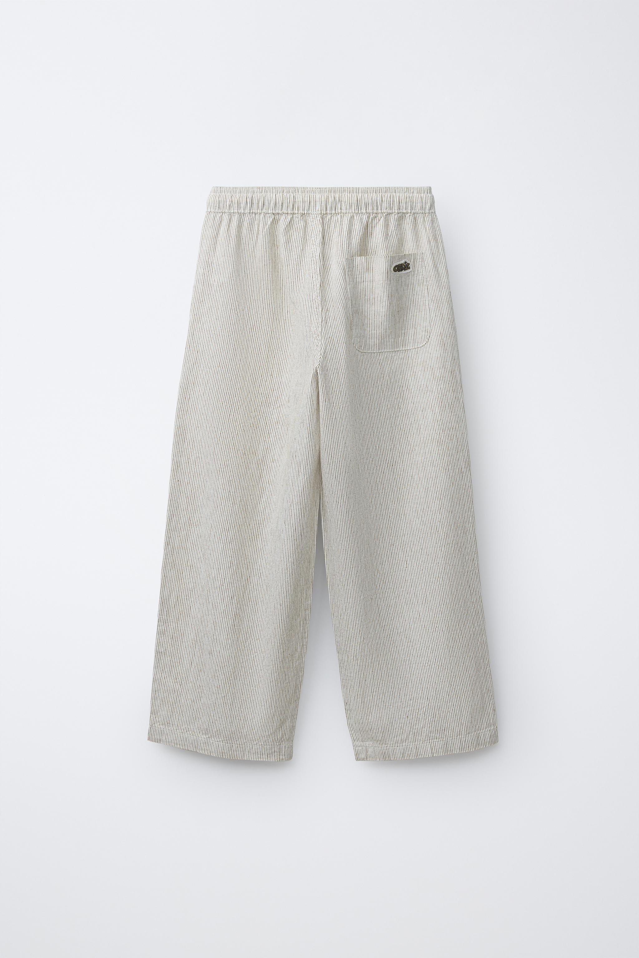 STRIPED PAJAMA PANTS